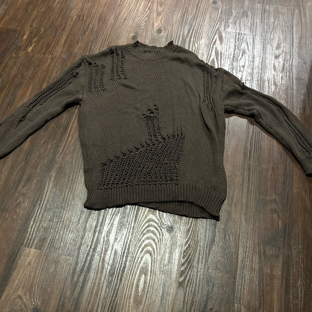 Distressed Brown sweater